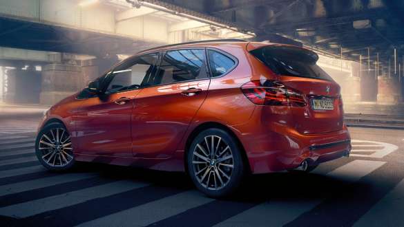 BMW 2 Series Active Tourer side view BMW 2 Series Active Tourer side view