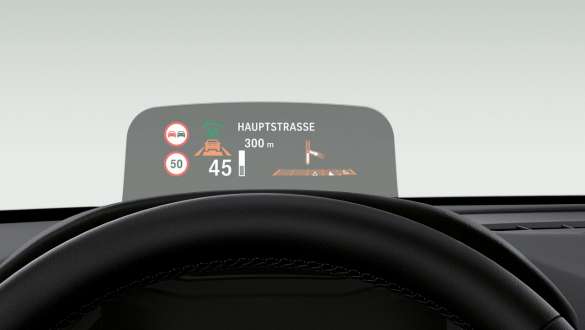 BMW Head-Up Display BMW 2 Series Gran Tourer BMW Head-Up Display BMW 2 Series Gran Tourer F46 2018 interior