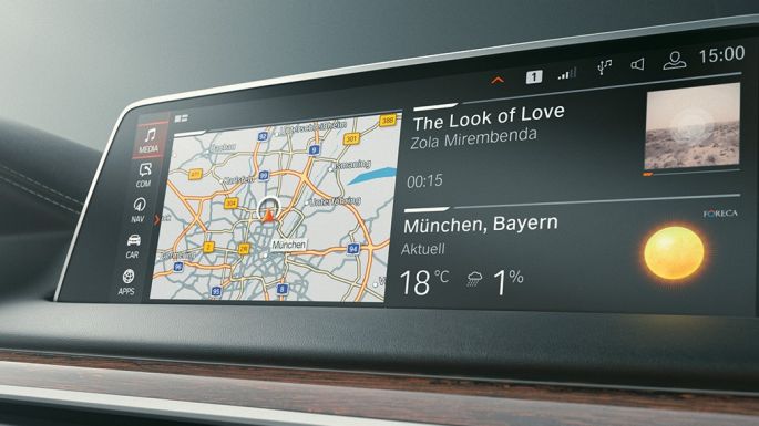 BMW 7 Series display BMW 7 Series display