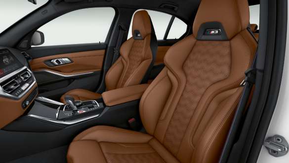 BMW M3 Competition Saloon G80 2020 M Sport seats interior