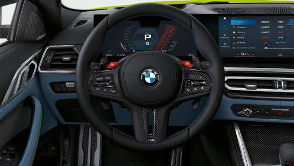 M Carbon steering wheel BMW M4 Competition Coupé G82 2020 Sao Paulo Yellow BMW M4 Competition Coupé G82 2020 Sao Paulo Yellow M Carbon steering wheel cockpit