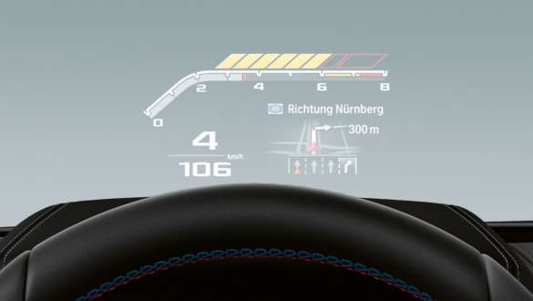BMW Head-Up Display BMW 8 Series Gran Coupé M Models F93 LCI Facelift 2022 BMW 8 Series Gran Coupé M Models F93 LCI Facelift 2022 BMW Head-Up Display