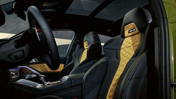 M Multifunctional seats in the BMW X6 M Competition M Multifunctional seats in leather 'Merino' BMW X6 M Competition F96 2020 interior