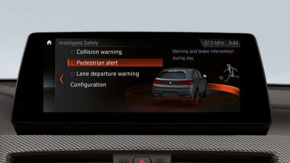 Driving Assistant Plus BMW X2 F39 Driving Assistant Plus BMW X2 2018 F39 interior instrument display