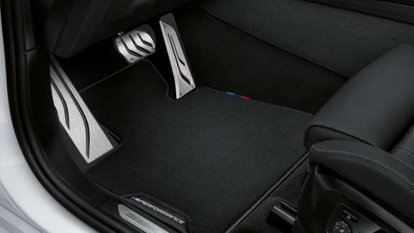 M Performance pedal covers stainless steel BMW X5 G05 2018 interior