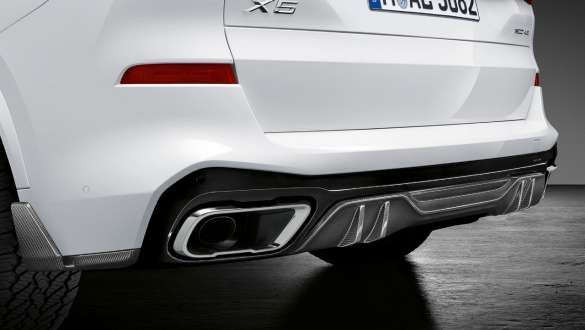 M Performance rear diffuser carbon fibre BMW X5 G05 2018 exterior