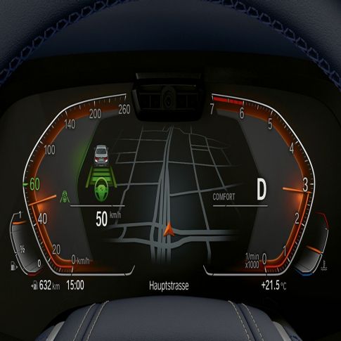 Driving Assistant Plus & Parking Assistant Plus Driving Assitant Plus & Parking Assistant Plus: close-up of the instrument panel