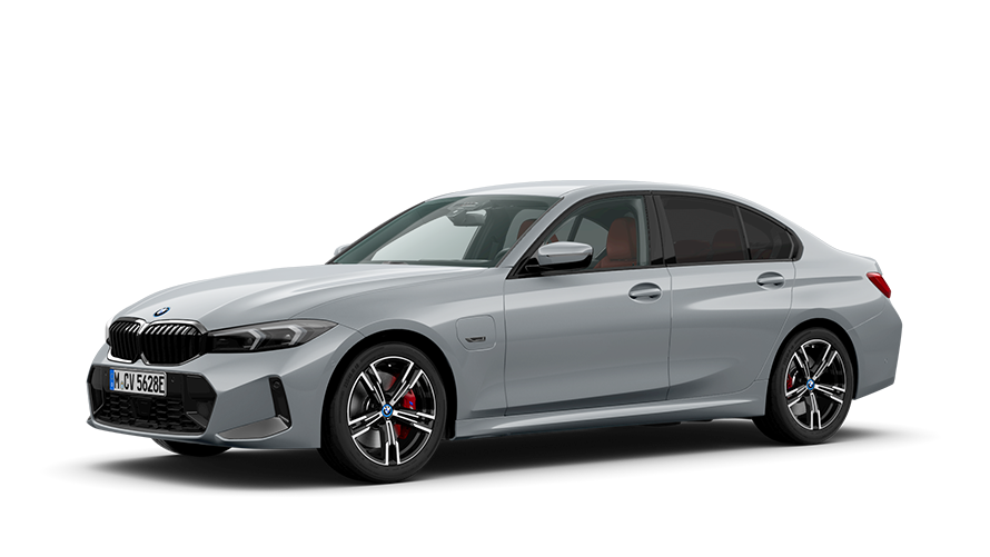 BMW 3 Series Saloon Plug-in-Hybrid three-quarter front view BMW 3 Series Saloon Plug-in-Hybrid three-quarter front view