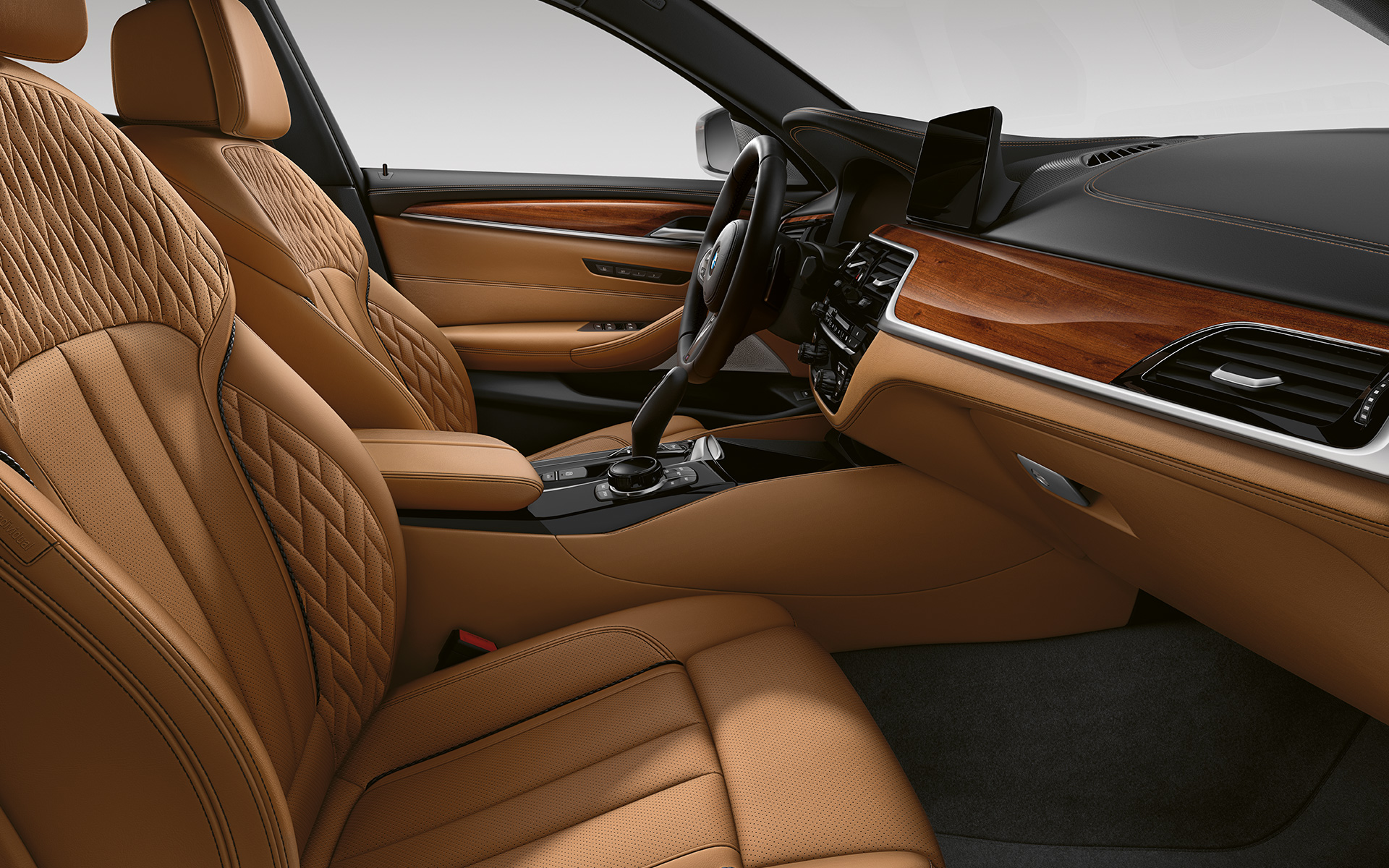 BMW 5 Series Touring G31 LCI interior in BMW Individual full leather 'Merino' | Caramel BMW 5 Series Touring G31 Facelift 2020 interior in BMW Individual full leather 'Merino' | Caramel