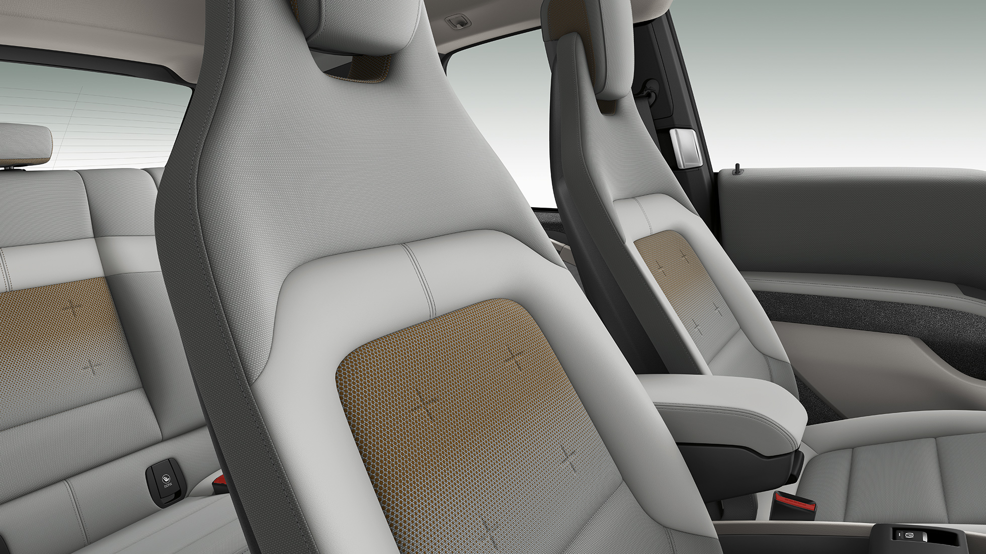BMW i3 2020 interior seats BMW i3 I01 2020 interior seats close-up