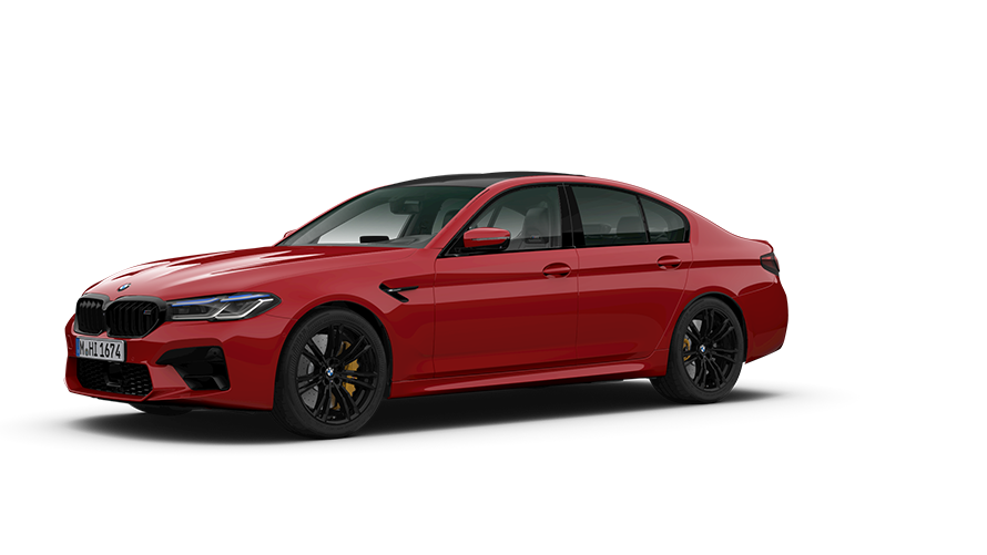 BMW 5 Series Saloon M Model (F90) Three-quarter front view standing BMW 5 Series Saloon M Model (F90) Three-quarter front view standing