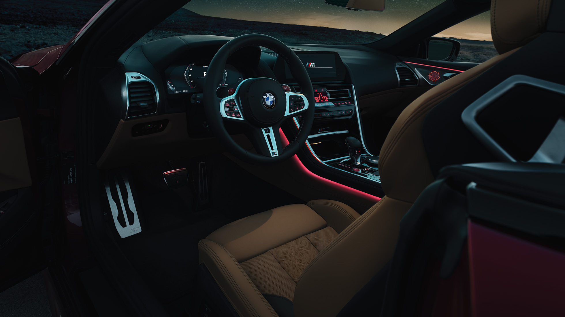 BMW M8 Competition Convertible, cockpit BMW M8 Competition Convertible, cockpit
