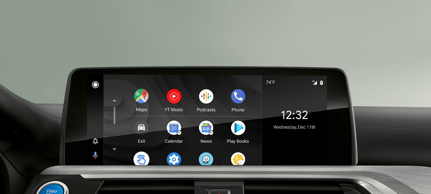 Android Auto smartphone integration Android Auto smartphone integration menu in control display BMW ConnectedDrive