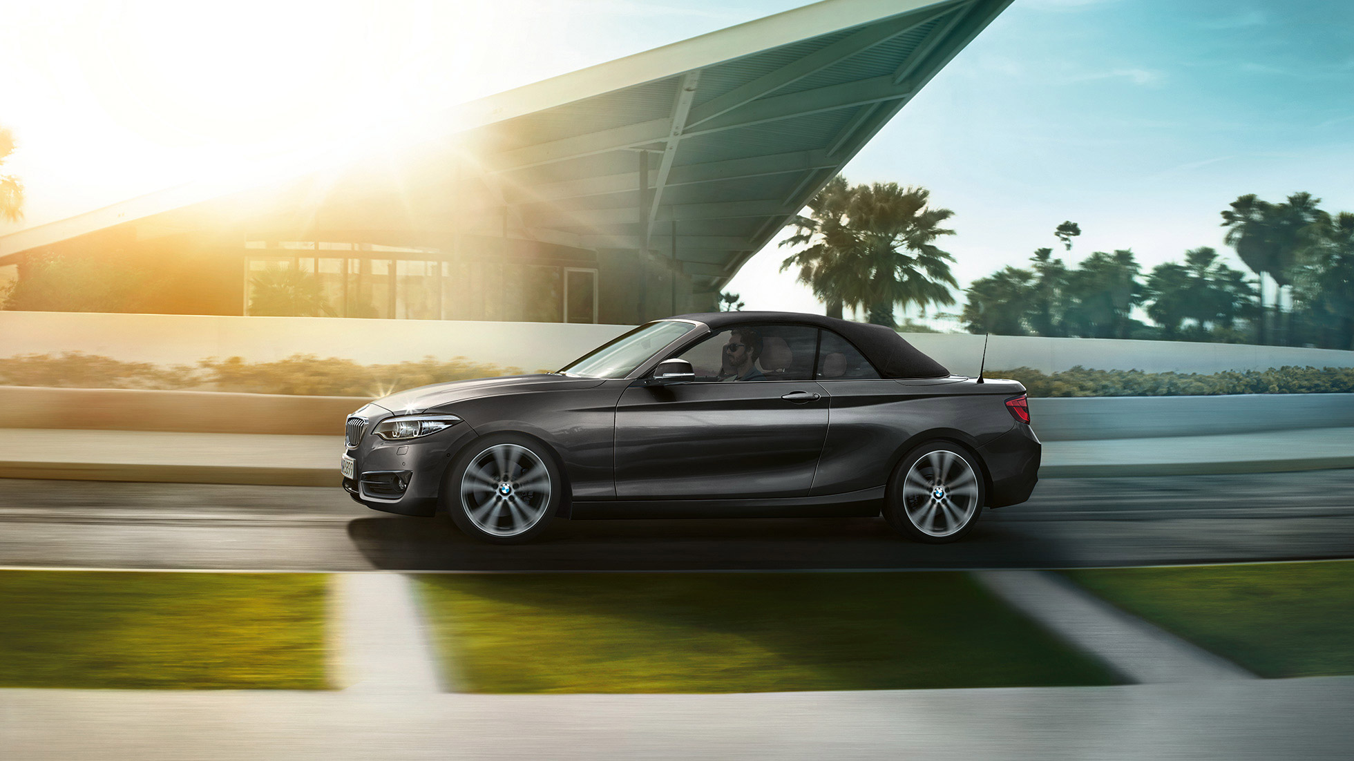 BMW 2 Series Convertible, model name at rear BMW 2 Series Convertible, model name at rear