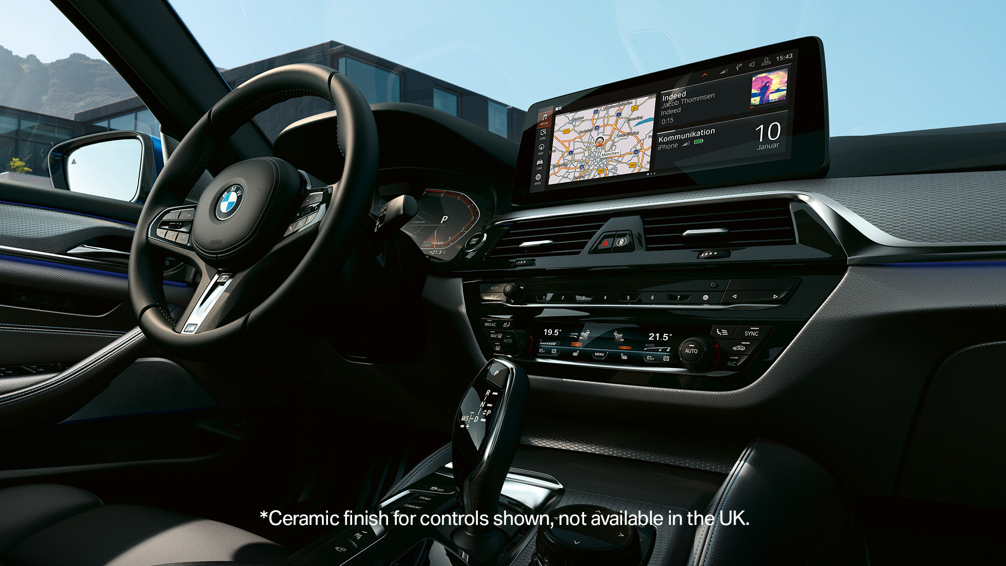 Cockpit BMW 5 Series Touring G31 Cockpit BMW 5 Series Touring G31 Facelift 2020 Sophisto Grey interior