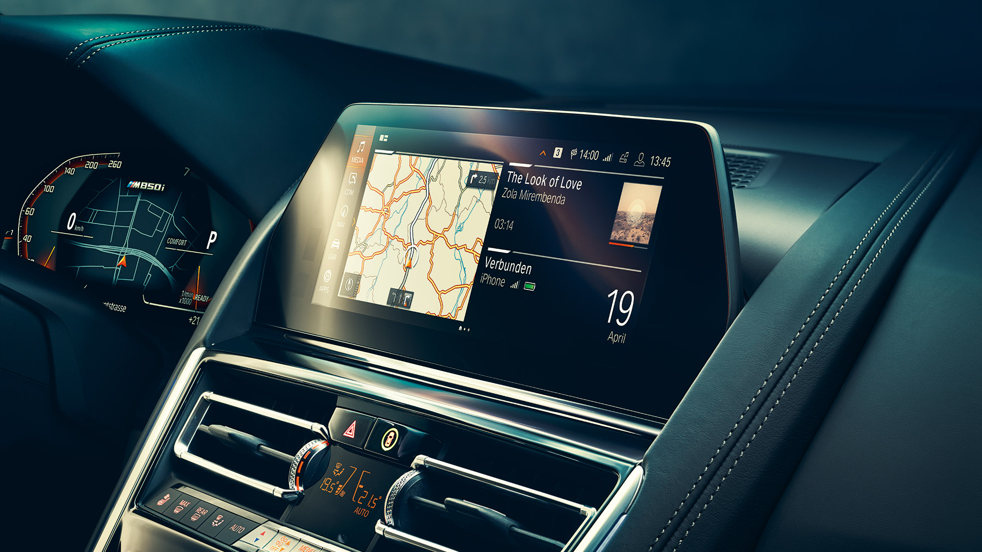 BMW 8 Series Coupé information display BMW 8 Series Coupé information display