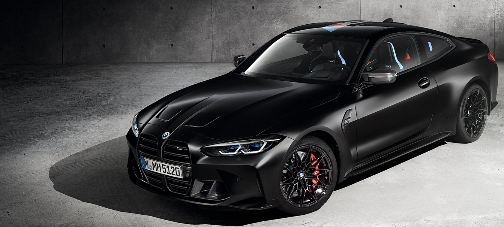 BMW M4 Competition x Kith 3/4 front side view BMW M4 Competition x Kith 3/4 front side view