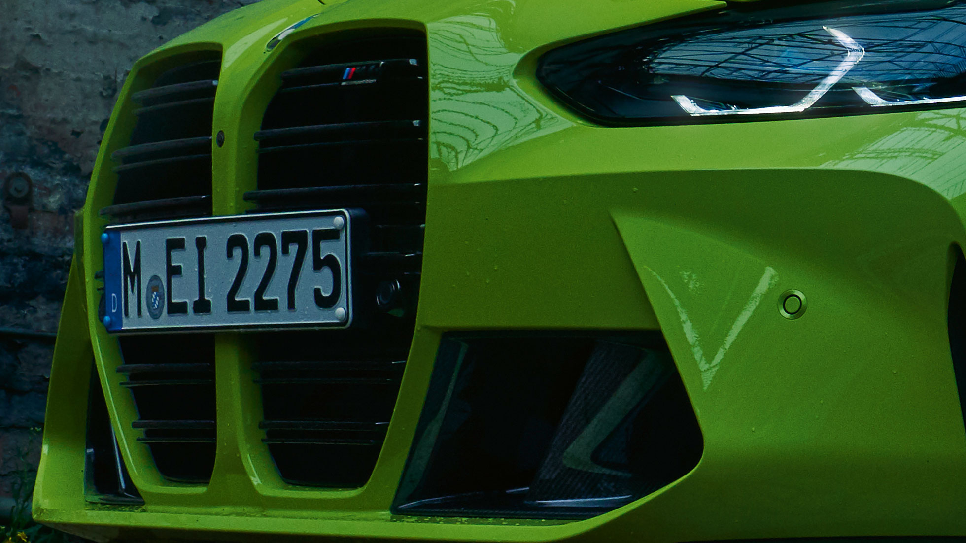 BMW M4 Competition Coupé G82 2020 Sao Paulo Yellow frameless kidney grille BMW M4 Competition Coupé G82 2020 Sao Paulo Yellow frameless kidney grille