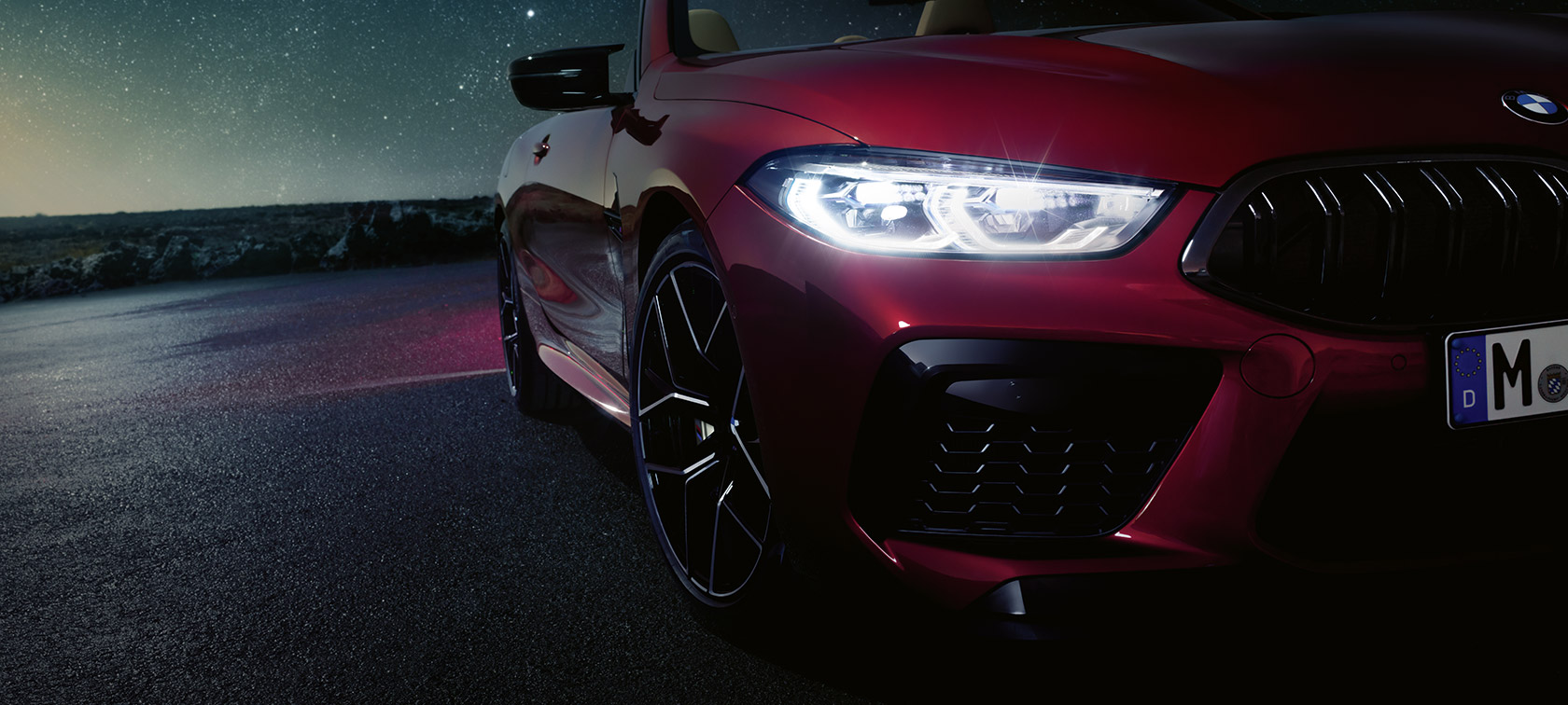 BMW M8 Competition Convertible headlight BMW M8 Competition Convertible headlight