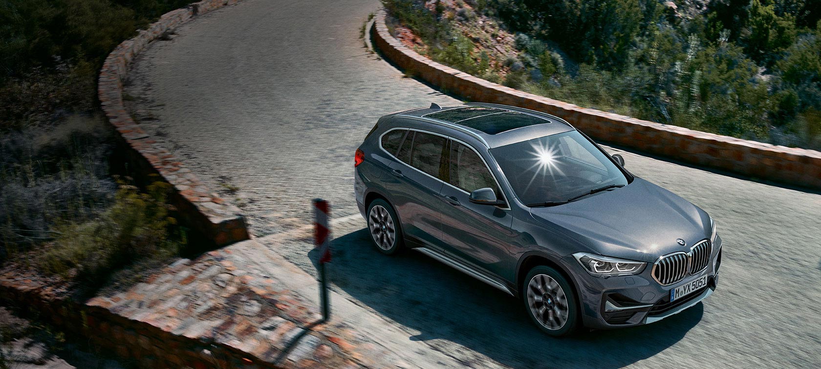 BMW X1 driving BMW X1 driving