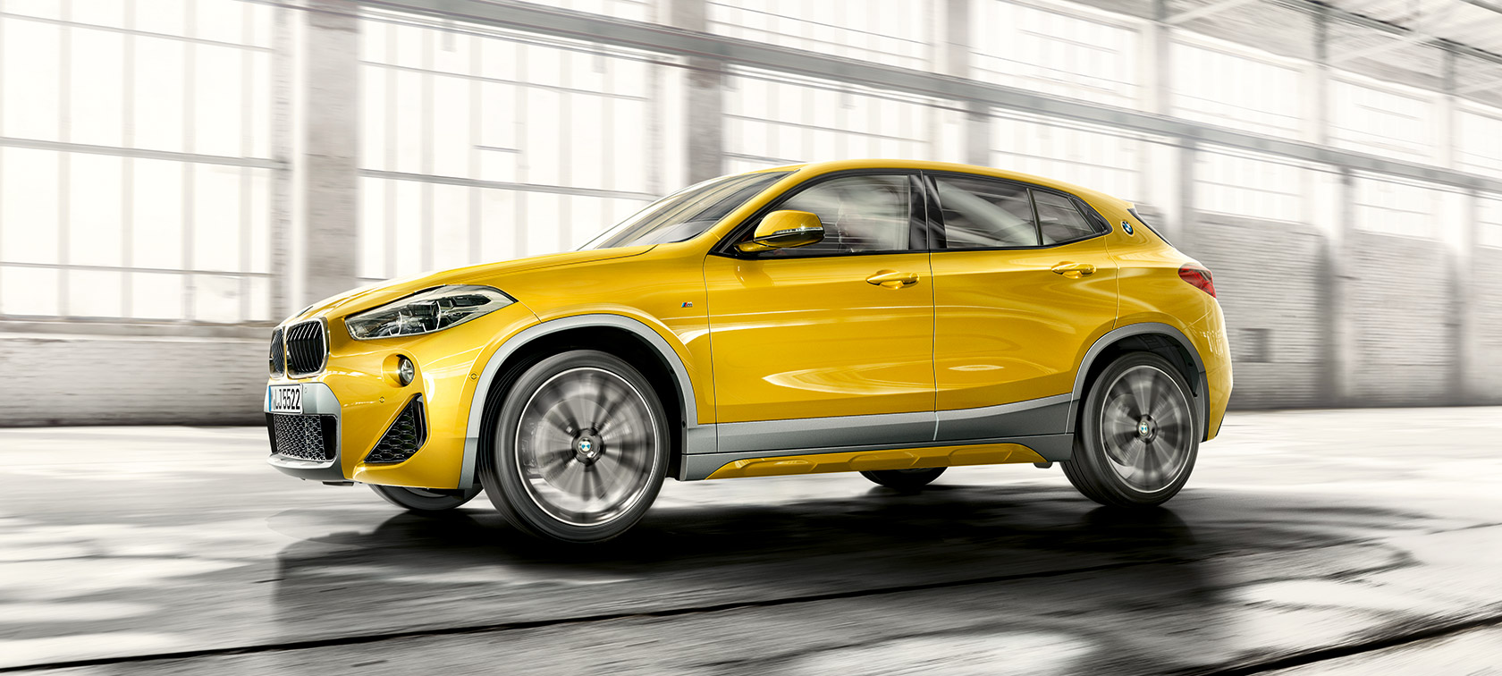BMW X2 driving BMW X2 driving