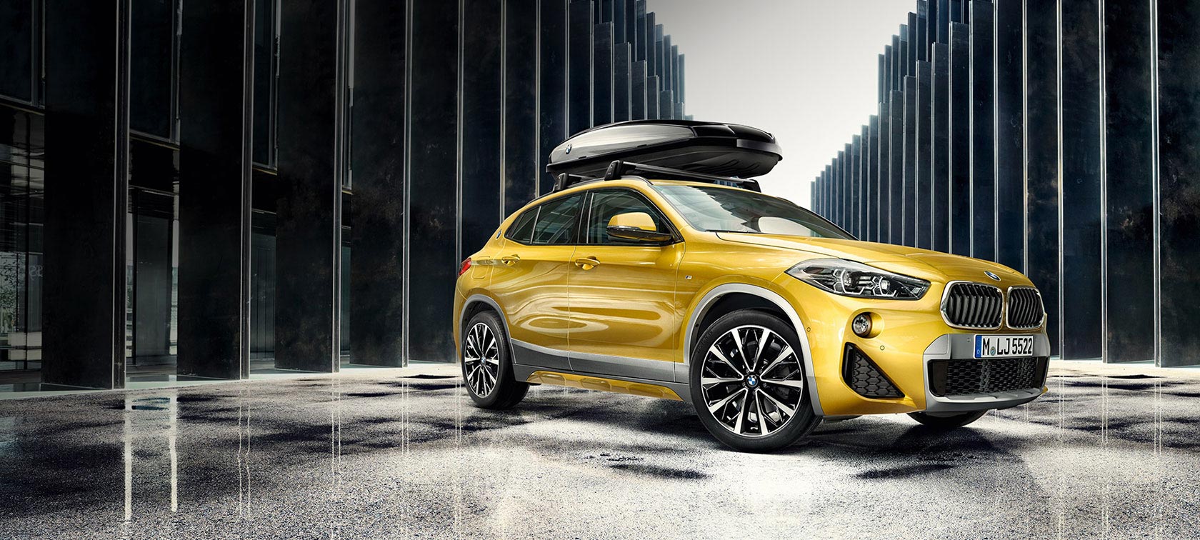 BMW X2 with accessories