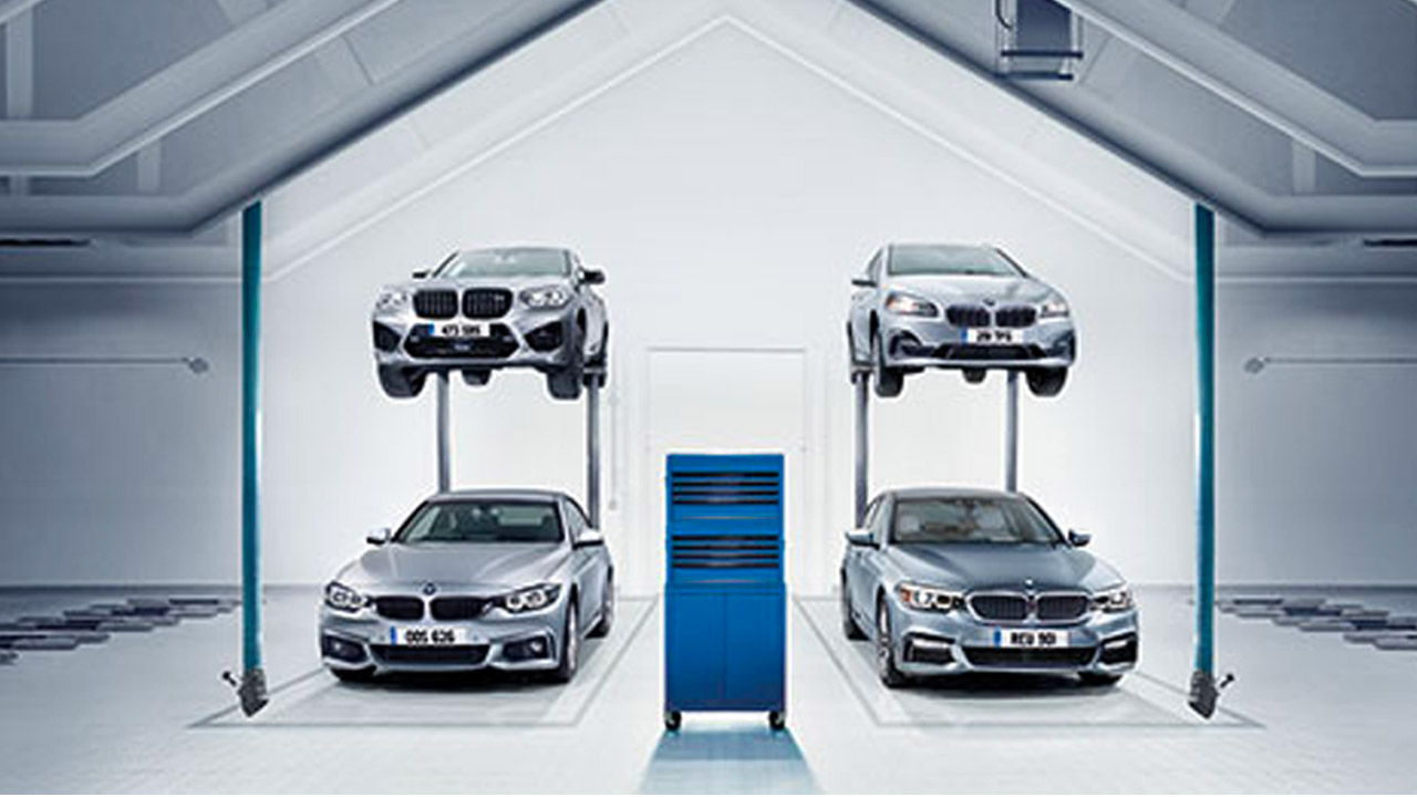 BMW Cars stacked BMW Cars stacked