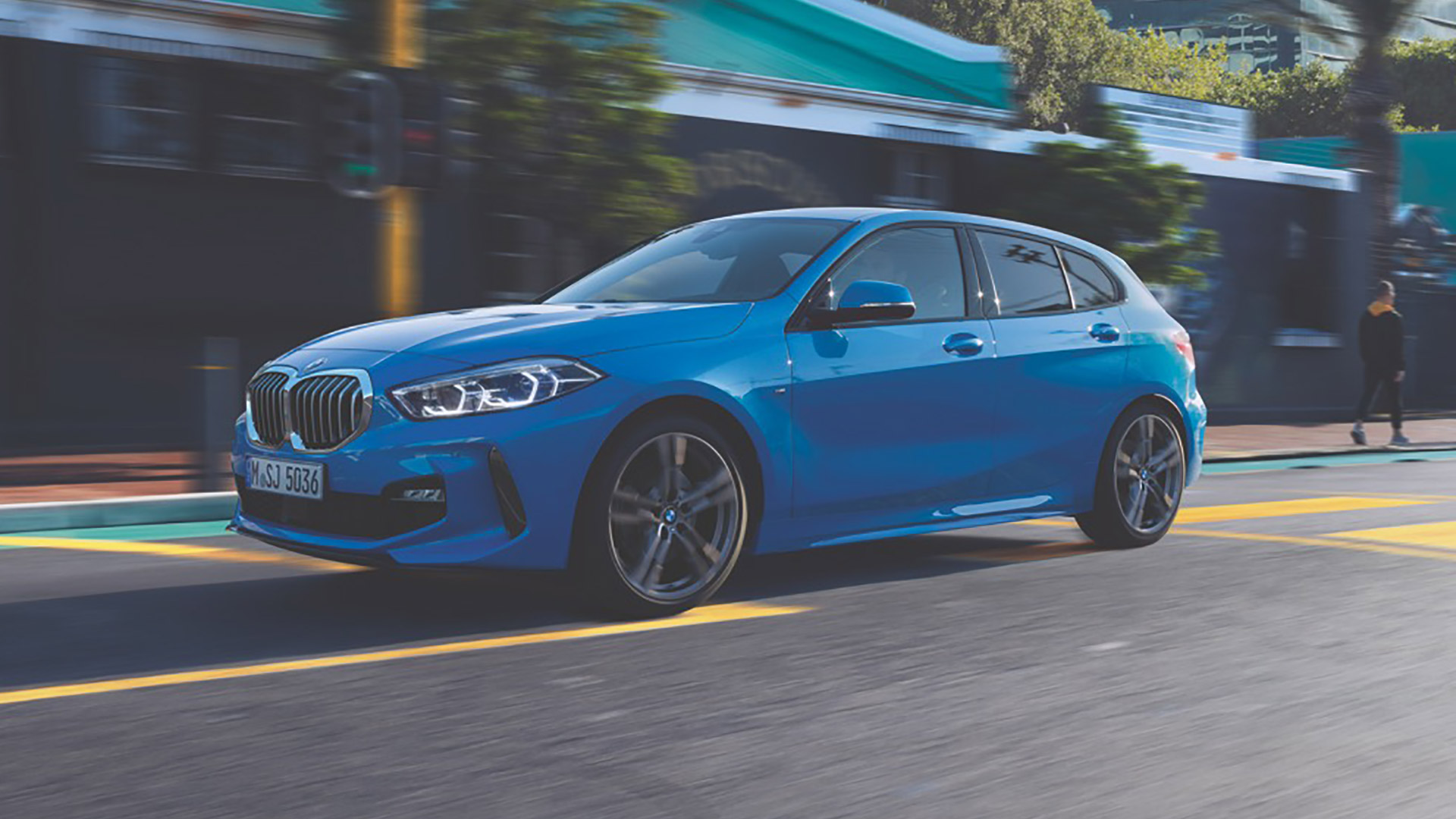 Blue BMW 1 Series Blue BMW 1 Series with cosmetic repair insurance