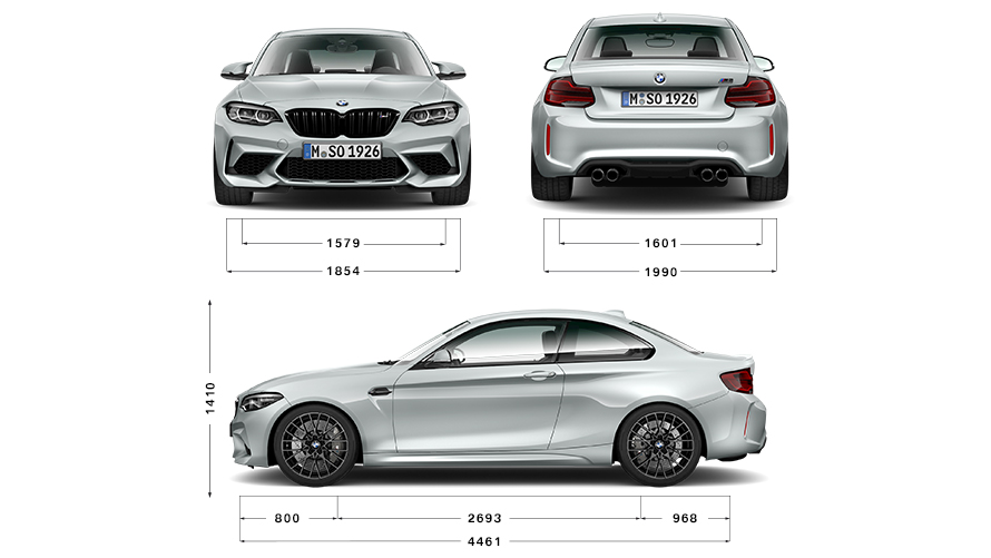 BMW M2 Competition Technical Data New Vehicles BMW UK