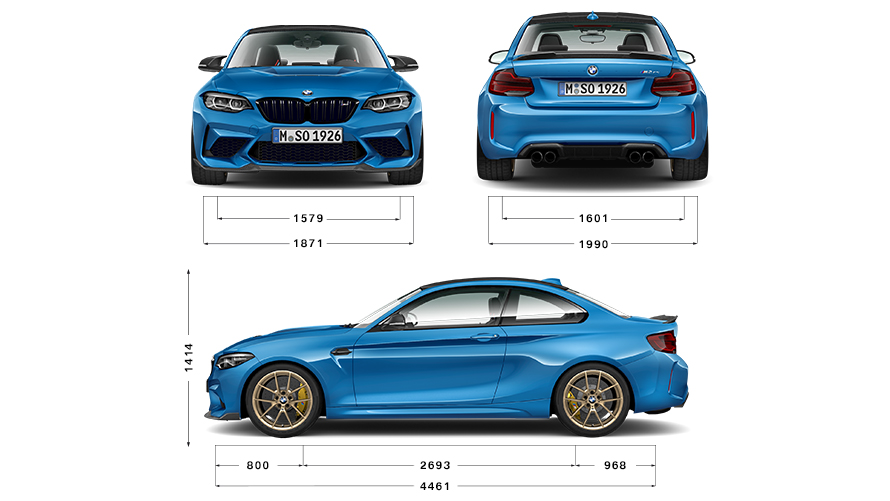 BMW M2 Competition Technical Data New Vehicles BMW UK