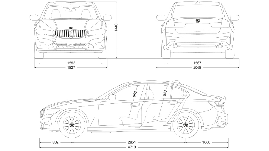 BMW 3 Series Saloon Technical Data New Vehicles BMW UK