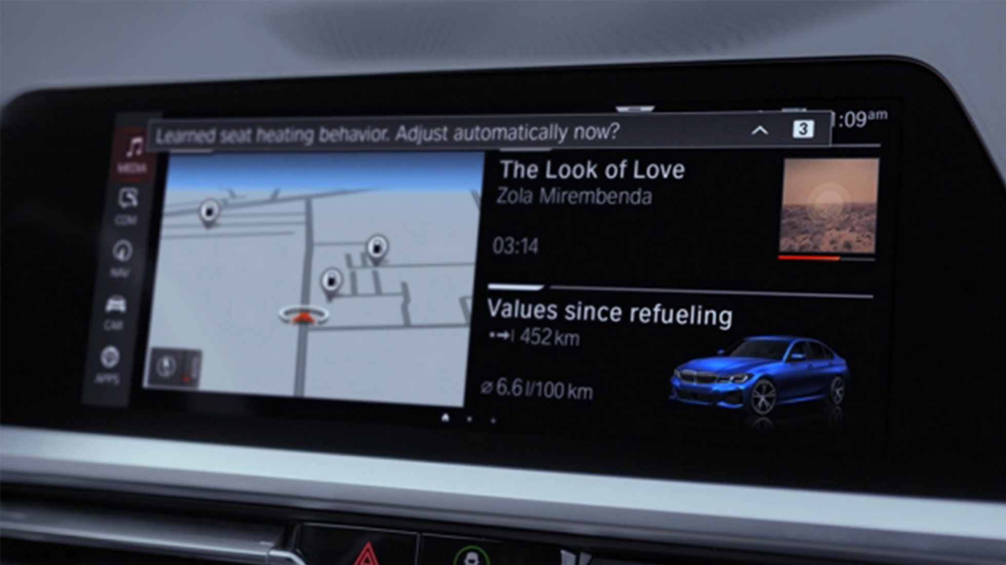 BMW Intelligent Personal Assistant Automate My Habits BMW Intelligent Personal Assistant Automate My Habits screen in Control Display